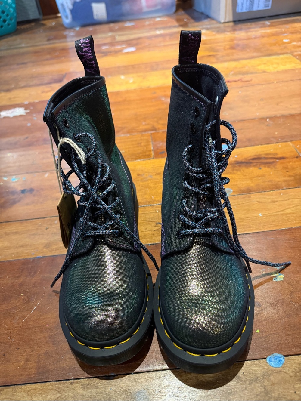 NWT Dr. Martens 1460 Iridescent Shimmer Boots Women’s 7